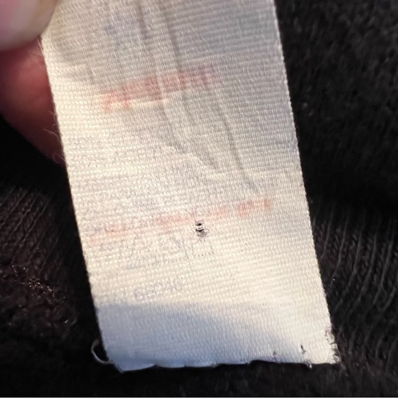 Vintage Christmas Sweatshirt Buffalo Crewneck Tultex size M black Made in USA - Picture 5 of 5